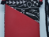 Nr. 21 Handytasche "Ornamente" Baumwolle rot