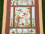 Babykrabbeldecke "Giraffen" 104 cm x 121 cm