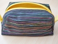 Kulturtasche "bunte Streifen" Gr. S