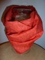 Loopschal “Paisley rot" Baumwolle