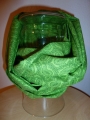 Loopschal “Paisley grün" Baumwolle