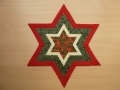 Weihnachtliches Sterndeckchen
