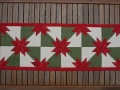 Weihnachtlicher Tischläufer "Sterne" 114 cm x 42 cm