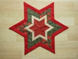Weihnachtliches Sterndeckchen