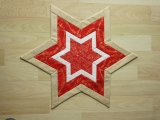 Weihnachtliches Sterndeckchen