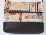 Messenger Bag "Air Mail" dunkelbraun im DIN A4 Format