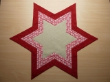 Weihnachtliches Sterndeckchen Nordic